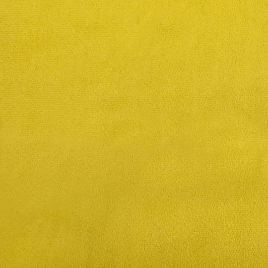 Hocker Fußhocker Gepolstert mit Samt Yellow 77x55x31cm