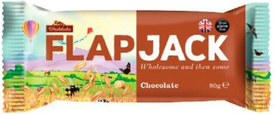 Wholebake Oat Energy Bar Flapjack with Chocolate 80gr