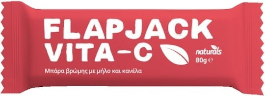 Naturals Baton Cu Cereale Ovăz Energie Nuci Clătită Groasă Cu Măr Și Scorțișoară 90gr