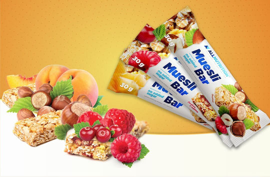 AllNutrition Müsliriegel Mit Aprikose Ohne Zuckerzusatz 30g