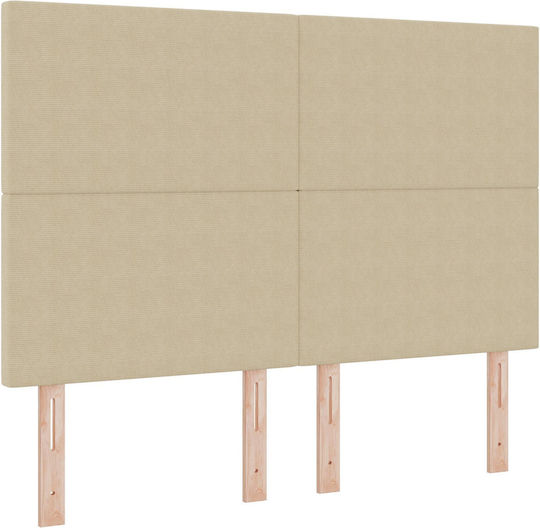 vidaXL Wooden Bed Headboard Open Green Gray 160x128cm