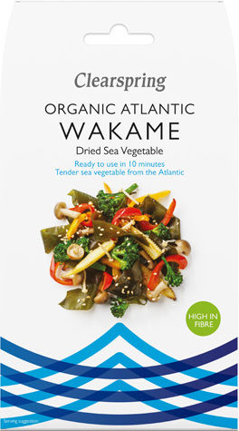 Clearspring Essbare Algen Wakame 25gr