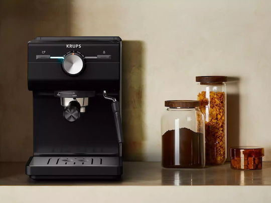 Krups Authentic Espresso Coffee Machine 1100W Pressure 15bar Black XP381810