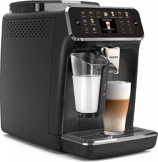 Philips Series 5500 Automatic Espresso Machine 1500W Pressure 15bar for Cappuccino with Grinder Black