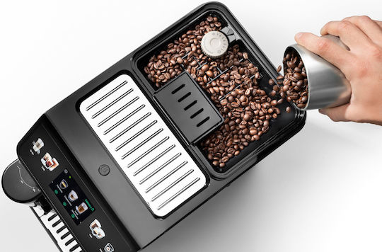 De'Longhi Eletta Explore Automatic Espresso Machine 1450W Pressure 19bar with Grinder Black