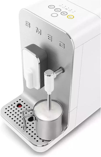Smeg Collezione Automatische Espressomaschine 1350W Druckreiniger 19bar mit Mahlwerk Weiß BCC12WHMEU