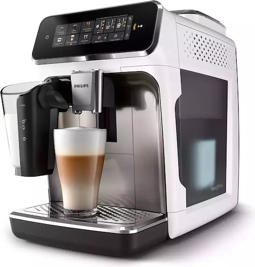 Philips Series 3300 Automatische Espressomaschine 1500W Druck 15bar mit Mahlwerk Weiß EP3343/90