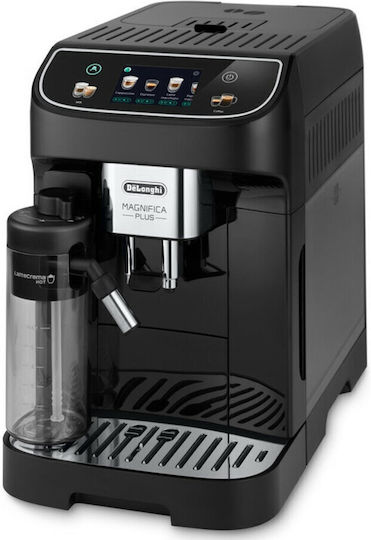 De'Longhi Magnifica Plus Automatic Espresso Machine 1450W Pressure 15bar for Cappuccino with Grinder Black