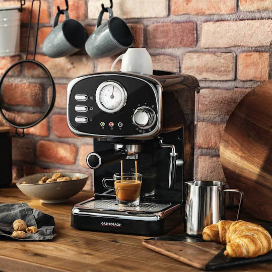 Gastroback Design Automatic Espresso Machine 1100W Pressure 15bar Black