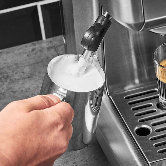 Gastroback Αυτόματη Μηχανή Espresso 1600W Πίεσης 15bar με Μύλο Άλεσης Γκρι 42625