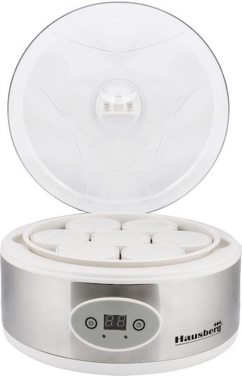 Hausberg Fabricant De Iaurt 200ml Argintiu 50W