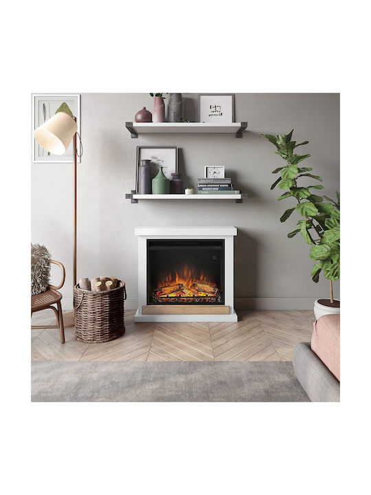 Tagu Hagen Επιτοίχιο Ηλεκτρικό Τζάκι 1500W Λευκό