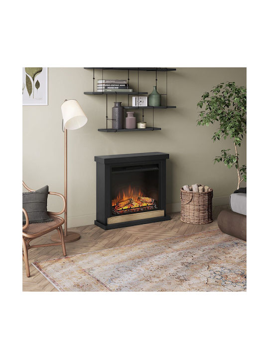 Tagu Hagen Επιτοίχιο Ηλεκτρικό Τζάκι 1500W 60x50.3cm Μαύρο