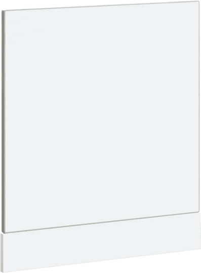 Vidaxl Dishwasher Panel Porto Concrete Gray 60x1.5x67 cm