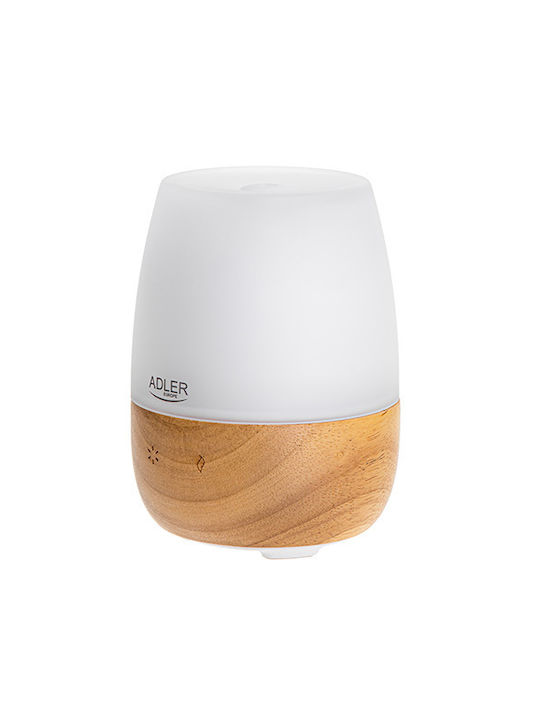 Adler Led Ultrasonic Aromatherapy Diffuser with Timer Multicolour 130ml AD 7967