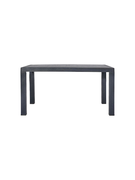Tisch Stabil Baltic Anthracite 140x80x75cm