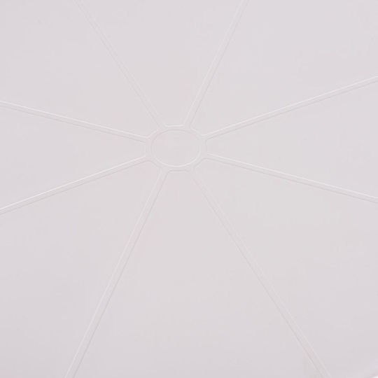 Terrin Sitting Room Outdoor Foldable Polypropylene Table White 60.5x60.5x76.5cm