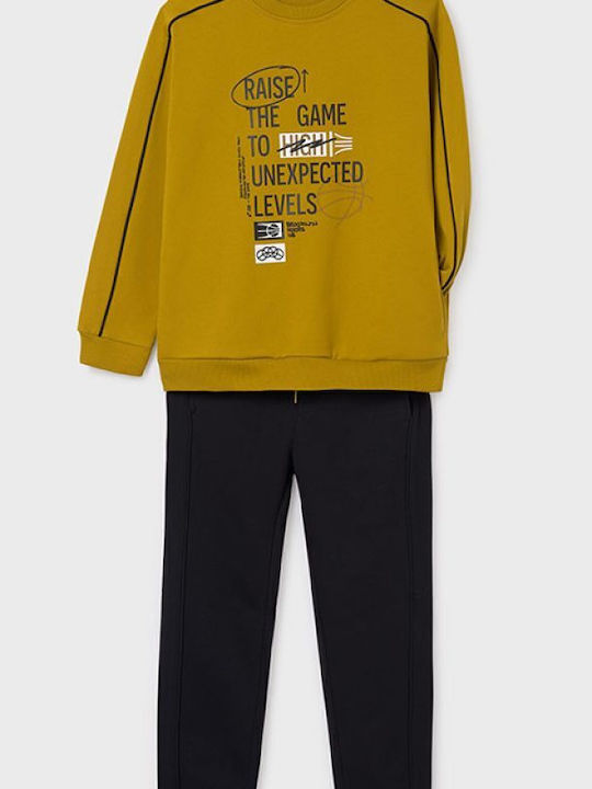 Set pentru copii cu pantaloni Iarnă 2buc MUSTARD/BLACK Raise The Game