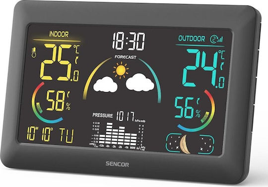 Sencor SWS 4900 Drahtlos Wetterstation Digital Tischplatte