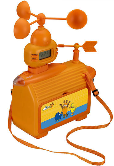DieMaus 9810100 Drahtlos Wetterstation Digital Tischplatte Gelb