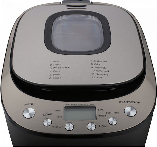 Zilan Bread Maker 550W with Container Capacity 900gr and Baking Programs