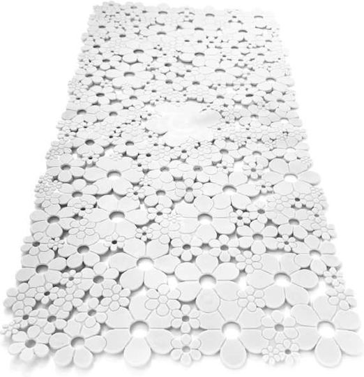 Dimitracas Octopus Fiore Bathtub Non-slip with Suction Cups White 34x74εκ.