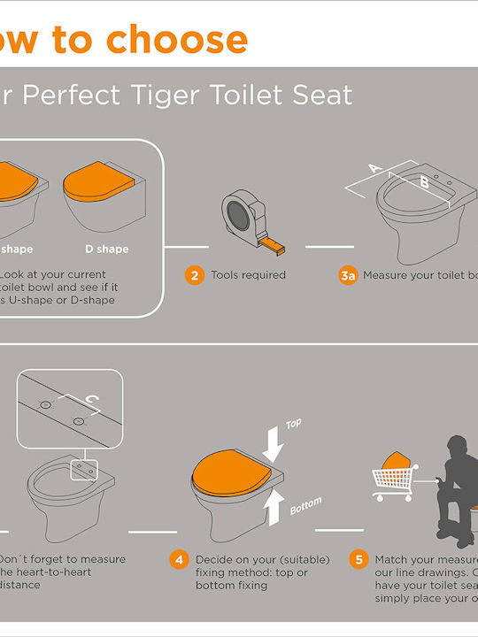 TIGER Capac WC Lemn Maro