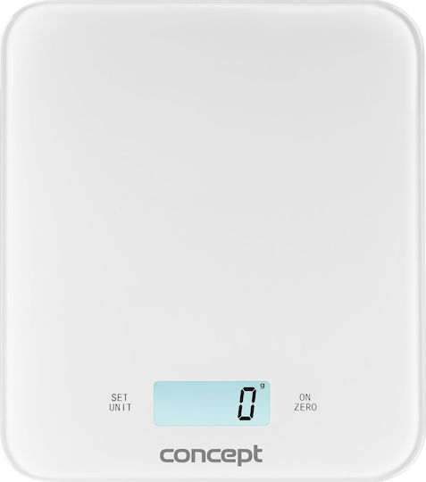 Concept Ψηφιακή Ζυγαριά Κουζίνας έως 15kg Λευκή