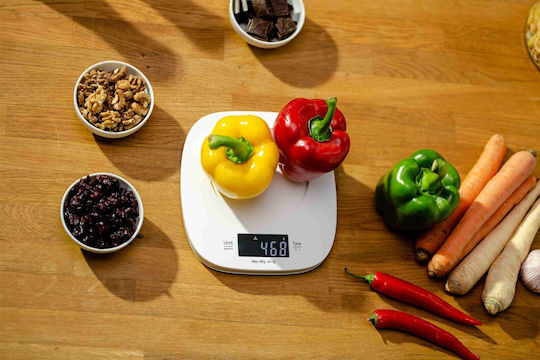 Zelmer Digital Kitchen Scale with Bucket up to 5kg Ivory