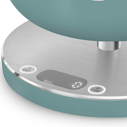 Smeg Digital Kitchen Scale With Bucket Up To 5kg Green