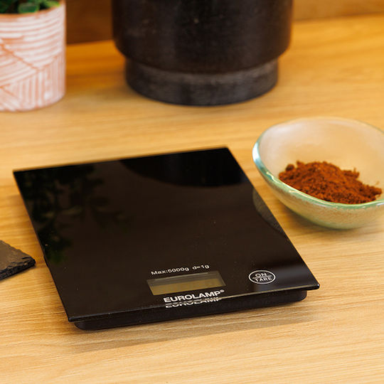 Eurolamp Digital Kitchen Scale Up To 5kg Black