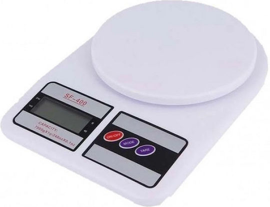 TnS Digital Kitchen Scale Up To 10kg White