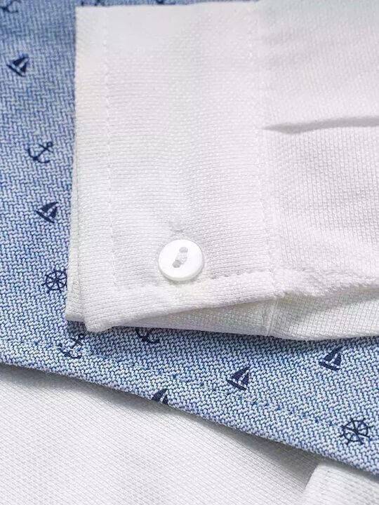 Hashtag Baptism Suit With Vest For Boy Navy Blue 3 Pieces