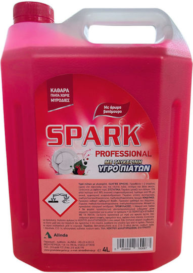 Spark Επαγγελματικό Υγρό Πιάτων με Άρωμα Βατόμουρο 4lt