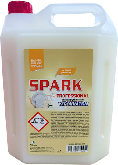 Spark Επαγγελματικό Υγρό Πιάτων 4lt