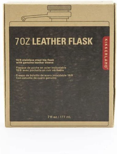 Kikkerland Φλασκί Ανοξείδωτο Γκρι 210ml