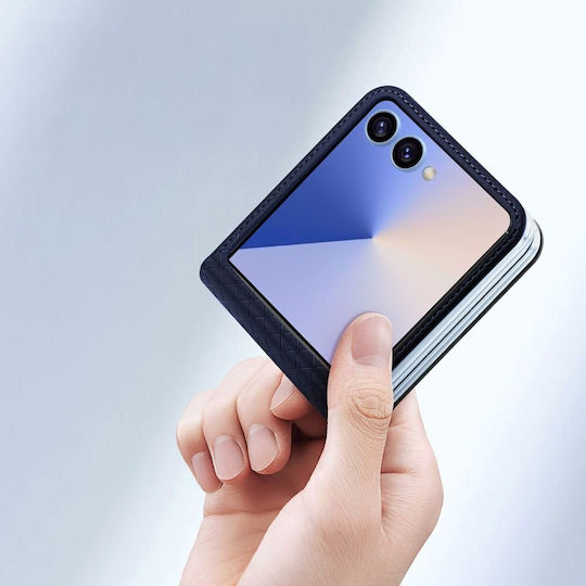 Dux Ducis Back Cover Leather Black (SAMSUNG Z Flip7 5G)