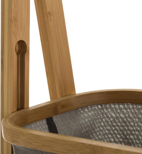 BigBuy Bathtub Shelf Bamboo 45x34x109cm Gray