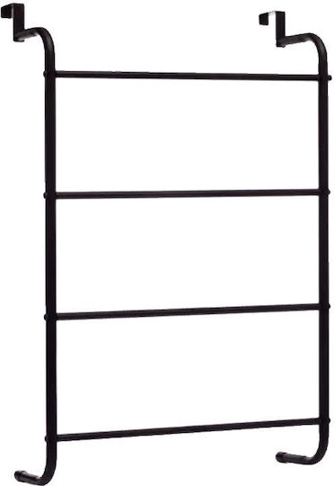Next Wall Mounted Bathroom Shelf with 4 Shelves 44.5x15.5x73cm Black