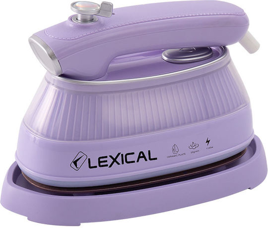 Lexical LSI-1022 Purple Travel Iron Steam 1100W with Ceramic Plate