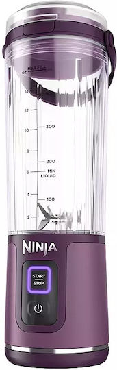 Ninja Blast Μπλέντερ με Πλαστική Κανάτα 530 ml 7.4V Purple