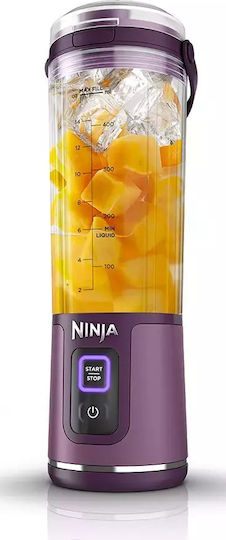 Ninja Blast Μπλέντερ με Πλαστική Κανάτα 530 ml 7.4V Purple