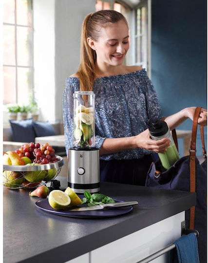 WMF Smoothie-To-Go Μπλέντερ με Πλαστική Κανάτα 600 ml 300W Inox