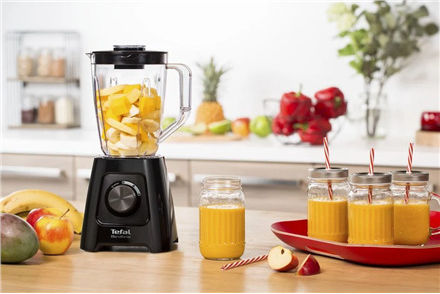 Tefal Blendforce 2 Μπλέντερ με Πλαστική Κανάτα 2 lt 600W Μαύρο