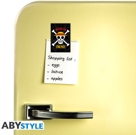 One Piece Straw Hat Jolly Roger Fridge Magnet 5.5x8cm