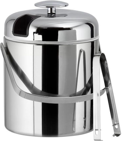 Classic Παγοδοχείο Διπλού Τοιχώματος Με Λαβίδα Inox 1,3lt 27.36015