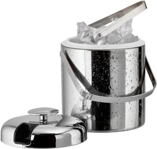 Classic Παγοδοχείο Διπλού Τοιχώματος Με Λαβίδα Inox 1,3lt 27.36015