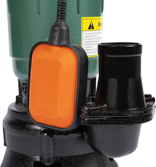 Pompa submersibilă pentru apă murdară fără tocător cu plutitor Ddt Wqd10 2200 W