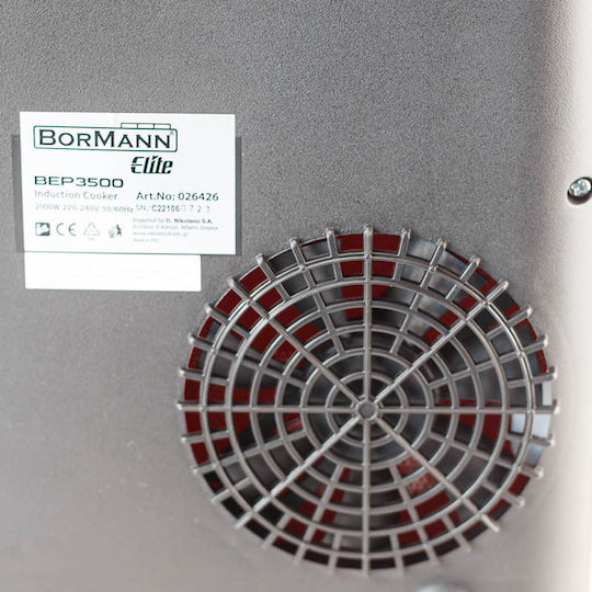 Bormann Elite BEP3500 Induction Countertop Single Burner Black