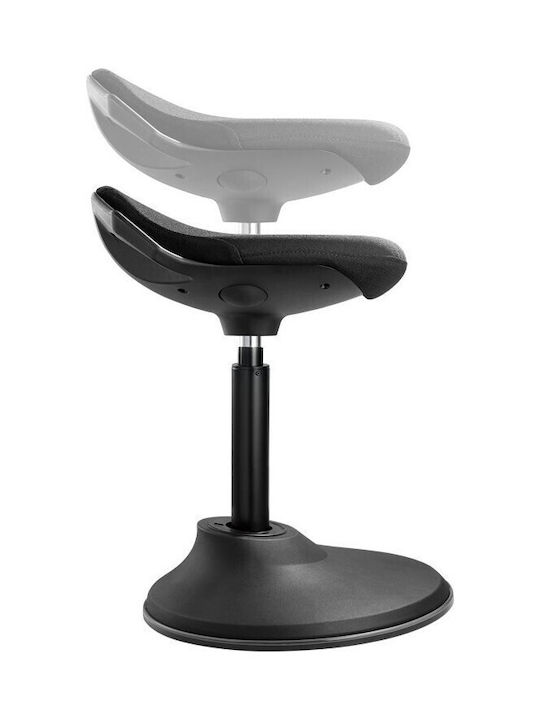 Office & Desk Stool Rocking Black 41x41x65.5cm